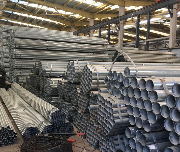 阿拉尔q235b热镀锌带钢管